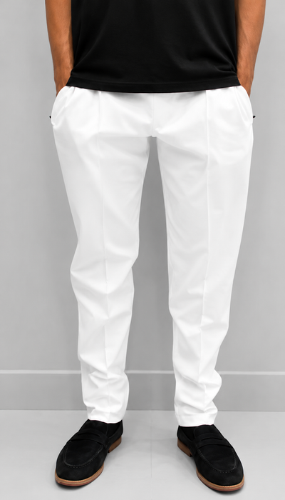 Baggy Style Summer Trouser - White