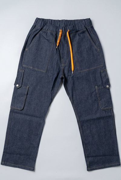 Baggy Jeans Cargo Trouser - Dark Blue