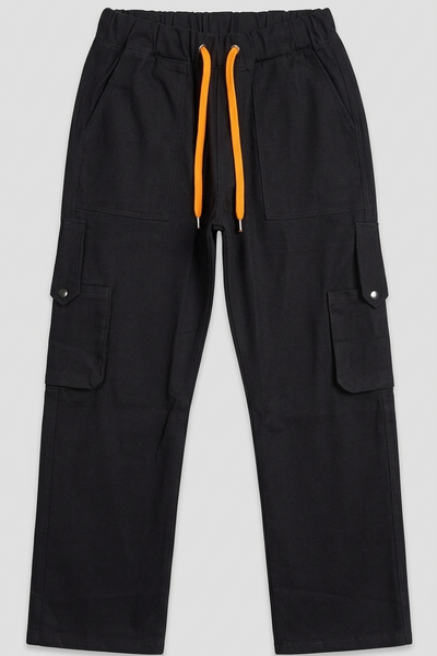 Baggy Jeans Cargo Trouser - Black