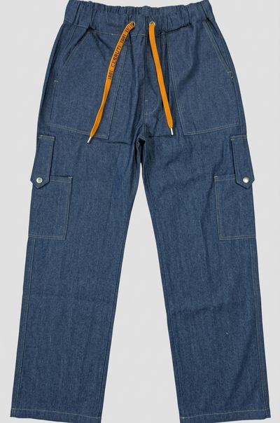 Baggy Jeans Cargo Trouser - Light Blue