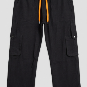Baggy Jeans Cargo Trouser – Balck