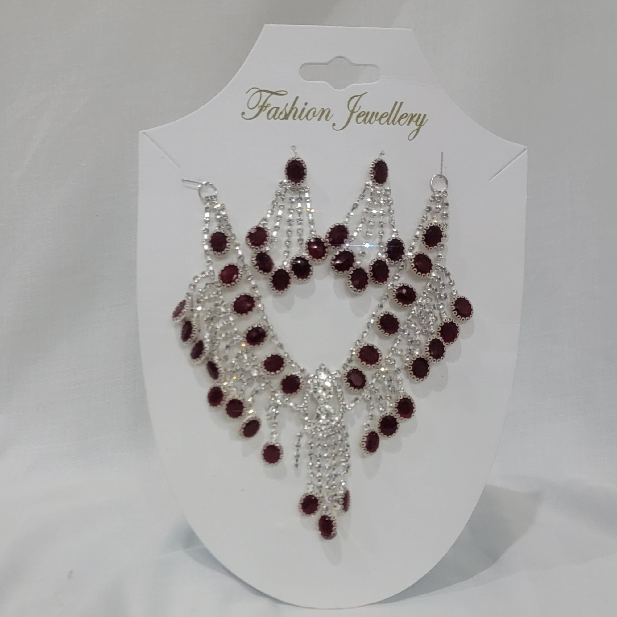 Stylish necklace with earring