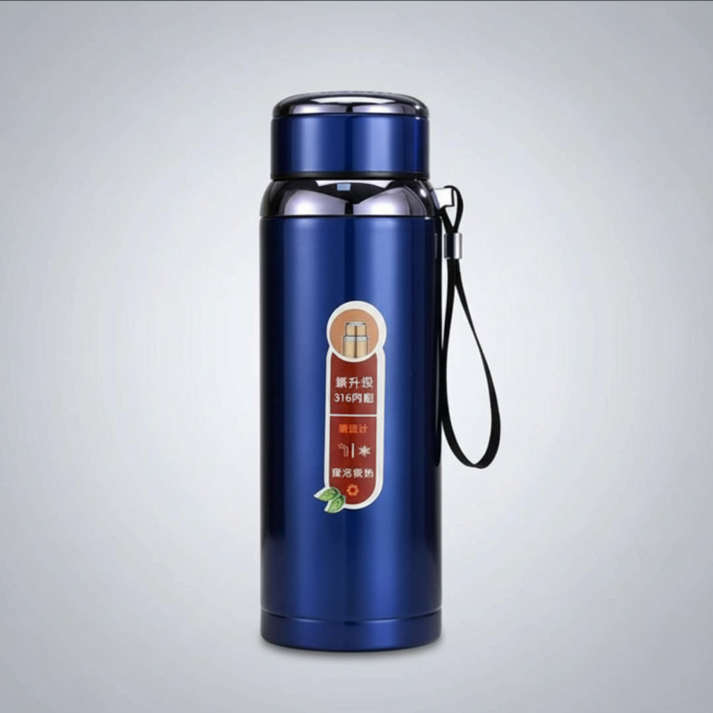1000ML Stainless Steel Thermos Flask Water Bottle