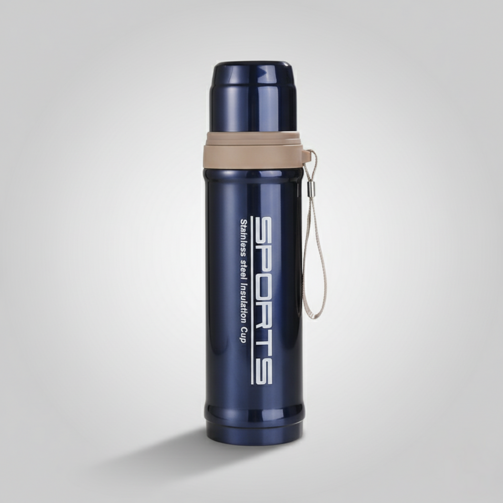 Sport Vacuum Flask Water Bottle 750ML Stainless Steel Hot & Cold Thermos
