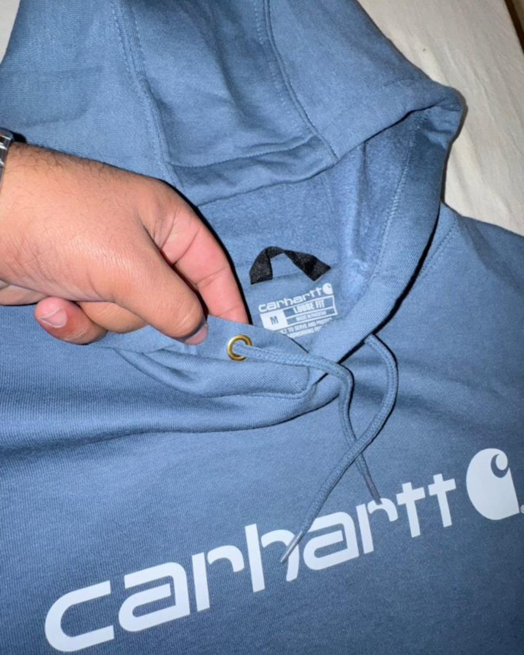 Soft, cozy Branded hoodie for everyday style Sky Blue