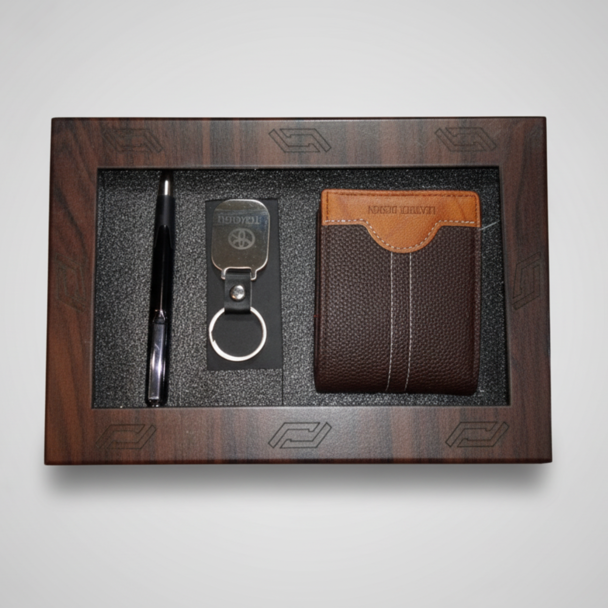 Perfect Trio: Wallet, Pen & Keychain