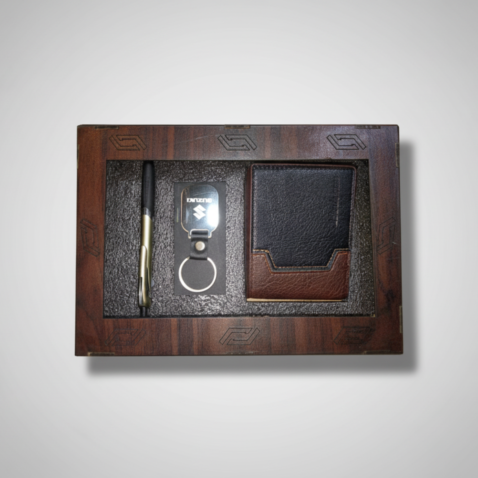 Perfect Trio: Wallet, Pen & Keychain