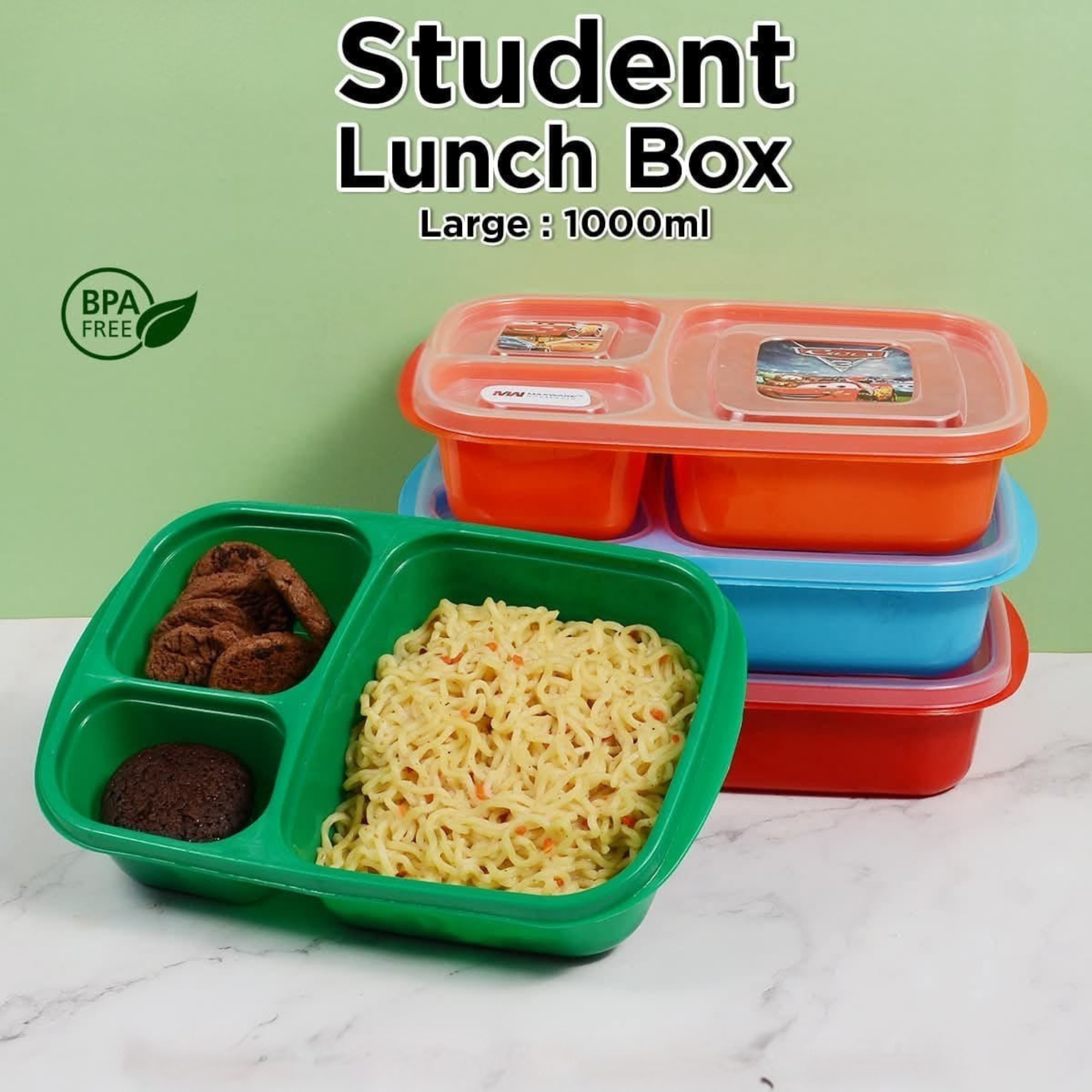 Lunch Box with Sauce Spot