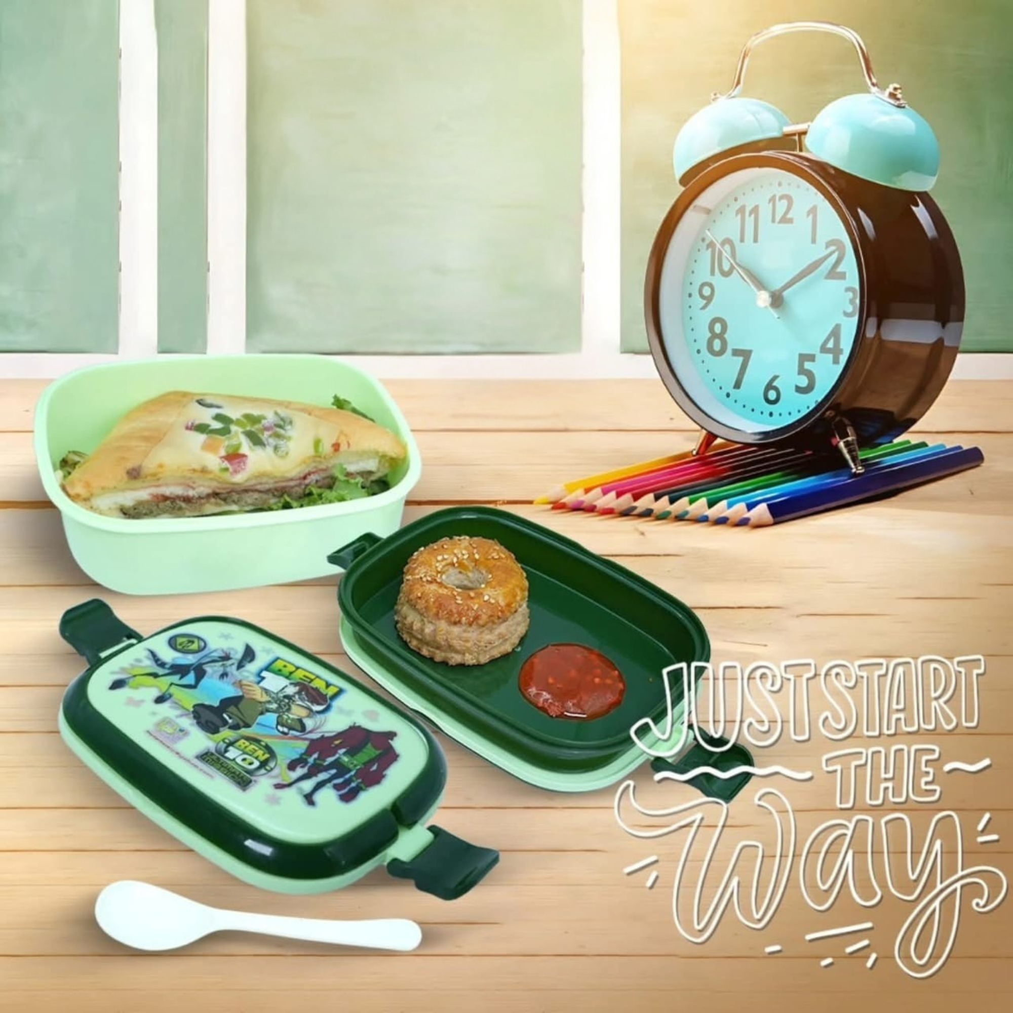 Lunch Box with Sauce Spot