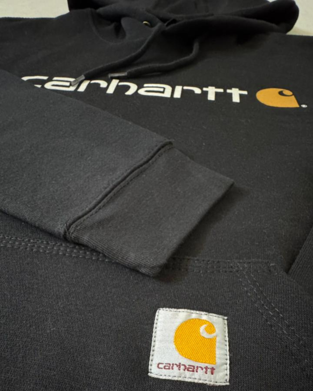 Soft, cozy Branded hoodie for everyday style Black