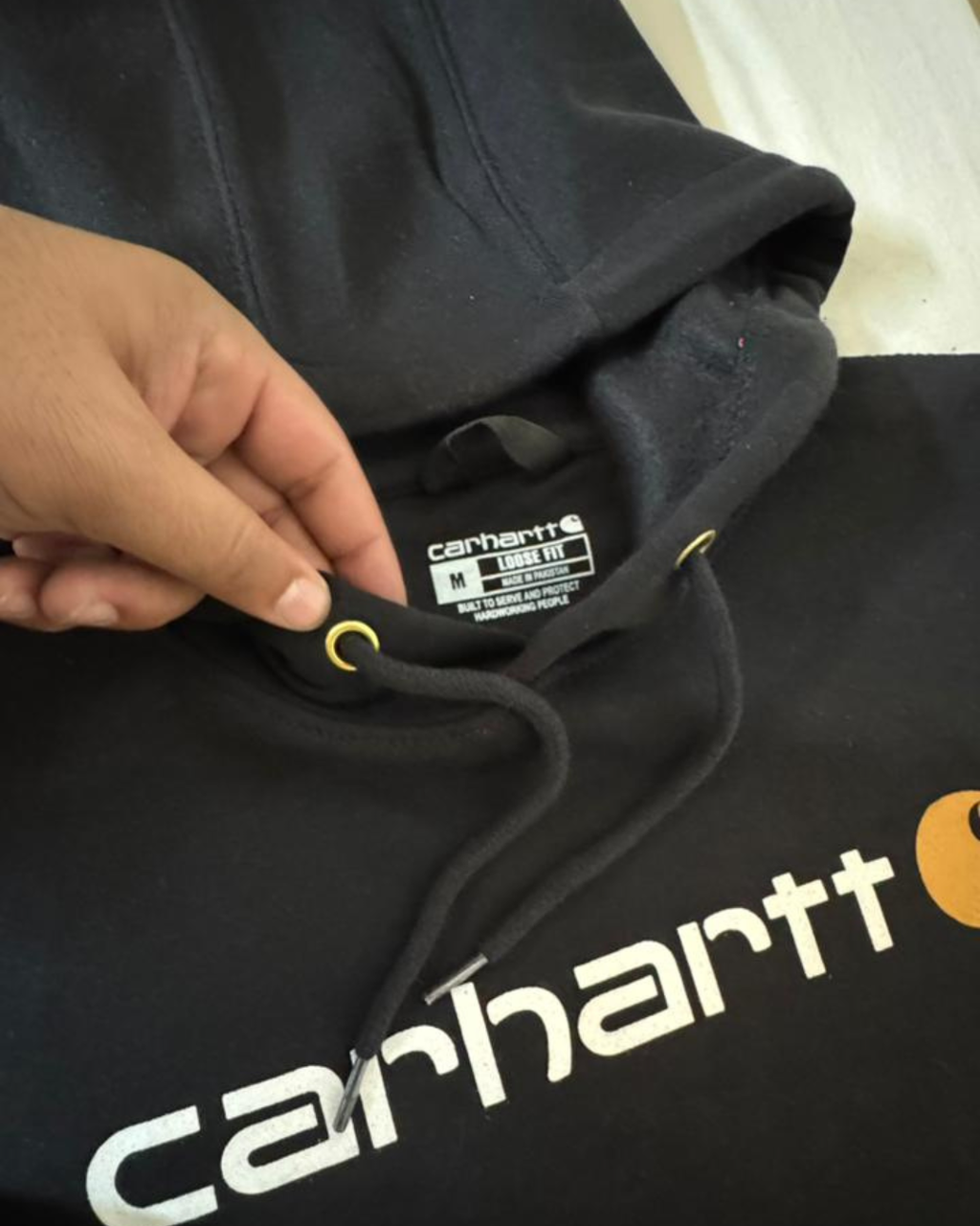 Soft, cozy Branded hoodie for everyday style Black