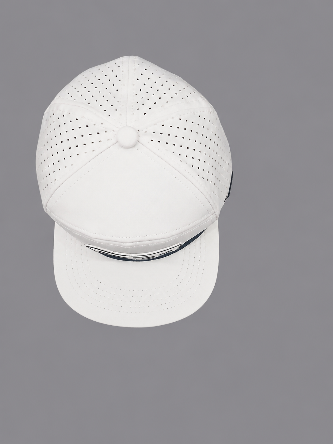 Rope Snapback Premium Cap - White