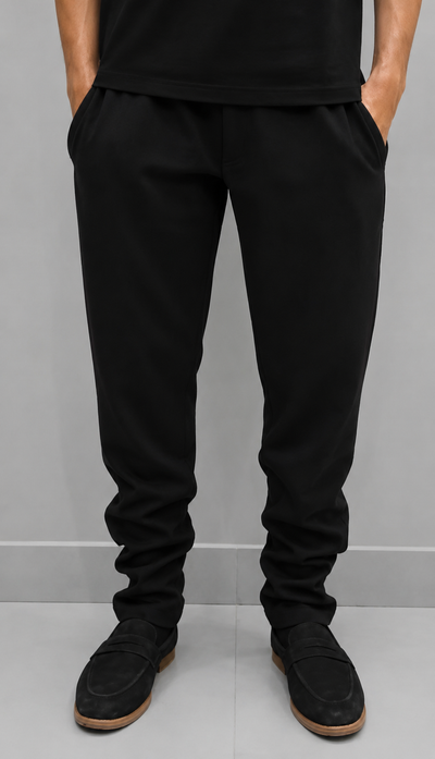 Baggy Style Summer Trouser - Black