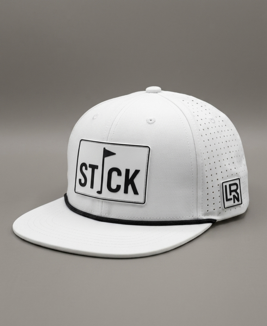 Premium Snapback Cap - White