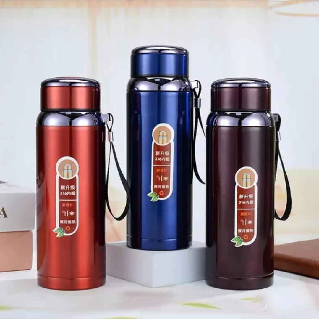 1000ML Stainless Steel Thermos Flask Water Bottle
