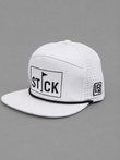 Rope Snapback Premium Cap - White