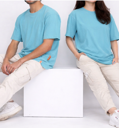 Classic Blue Breathable Cotton Shirt
